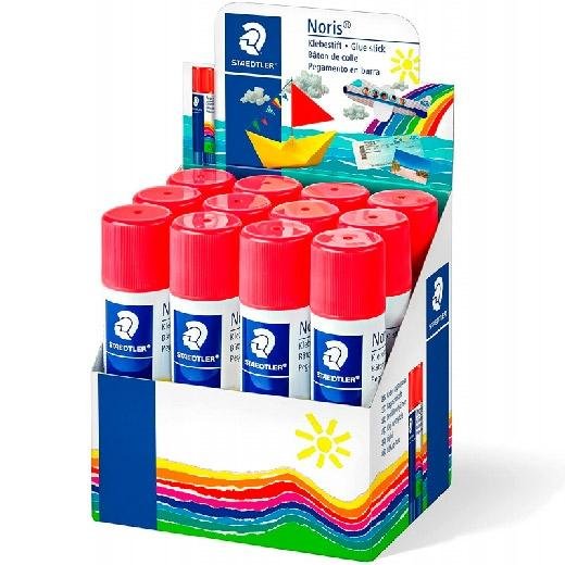 STAEDTLER PEGAMENTO EN BARRA 20GR NORIS EXPOSITOR -12UD-