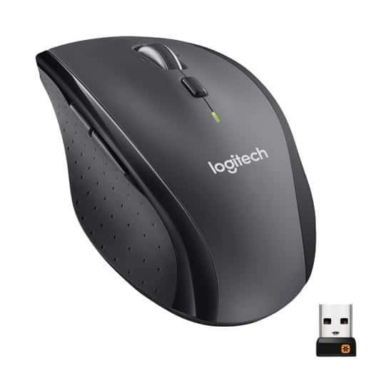 LOGITECH RATÓN M705 INALÁMBRICO 1000PPP  DIESTRO 5 BOTONES GRIS