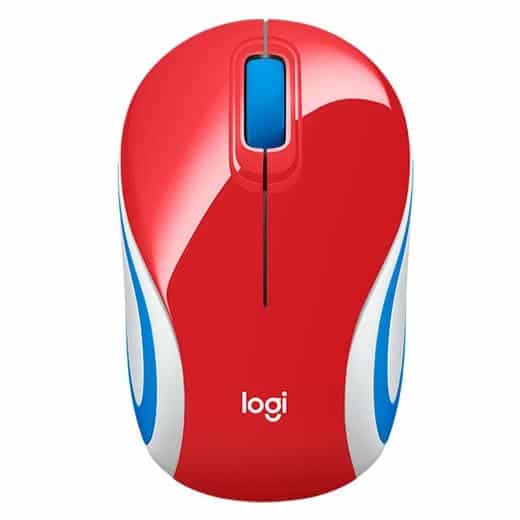 LOGITECH RATÓN M187 INALÁMBRICO COMPACTO ROJO