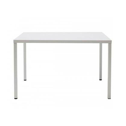 MESA DE OFICINA CON PATAS CUADRADAS 1800X800MM Y 750MM DE ALTO BLANCA