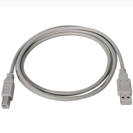 AISENS CABLE USB 2.0 IMPRESORA TIPO A/M - B/M BEIGE 4,5M