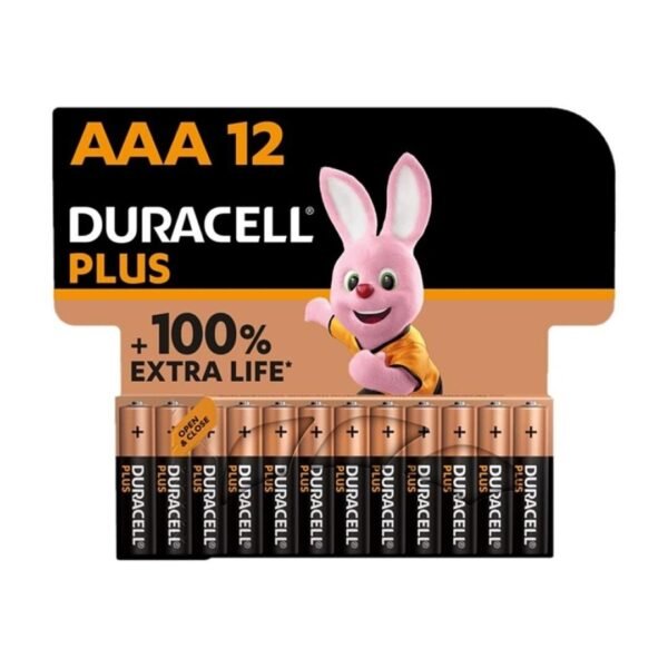 DURACELL PILAS PLUS POWER LR03 ALCALINAS AAA 1.5V BLISTER 12