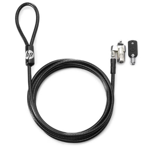 HP CABLE DE SEGURIDAD CON LLAVE PARA PORTÁTIL 10MM NEGRO