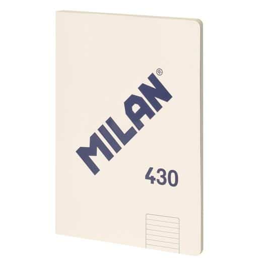 MILAN LIBRETA ENCOLADA A4 48H PAPEL 95GR PAUTADO 1 LÍNEA 7MM SERIE 1918 BEIGE