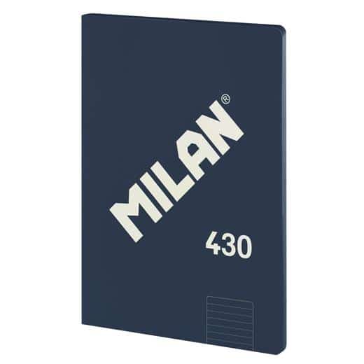 MILAN LIBRETA ENCOLADA A4 48H PAPEL 95GR PAUTADO 1 LÍNEA 7MM SERIE 1918 AZUL