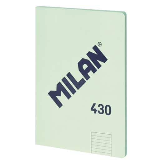 MILAN LIBRETA ENCOLADA A4 48H PAPEL 95GR PAUTADO 1 LÍNEA 7MM SERIE 1918 VERDE