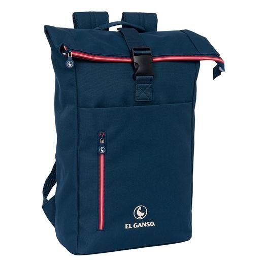 SAFTA MOCHILA SOLAPA PARA PORTÁTIL 15,6" EL GANSO "CLASSIC" 15,3L AZUL
