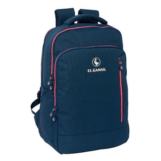 SAFTA MOCHILA PORTÁTIL 15,6" + TABLET + USB EL GANSO "CLASSIC" 19,15L AZUL