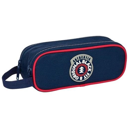 SAFTA PORTATODO DOBLE 1L RECICLADO BLACKFIT8 AUTHENTIC