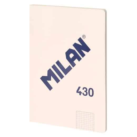 MILAN LIBRETA ENCOLADA A4 48H PAPEL 95GR CUADRICULADO SERIE 1918 BEIGE