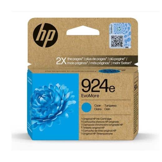 HP TINTA CIAN 800P OFFICEJET PRO 8120, 8130 SERIES - 924E  (ALTA CAPACIDAD XL)