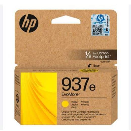 HP TINTA AMARILLO OFFICEJET PRO 9110, 9120, 9130, 9720, 9730 - Nº 937E (ALTA CAPACIDAD XL)