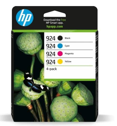 HP TINTA BK/ C / M / Y OFFICEJET/PRO 8120 AND 8130 SERIES - Nº 924 (PACK 4)