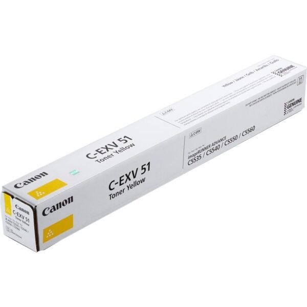 CANON TONER AMARILLO IR C5335/C5540/C5500 - C-EXV51LY