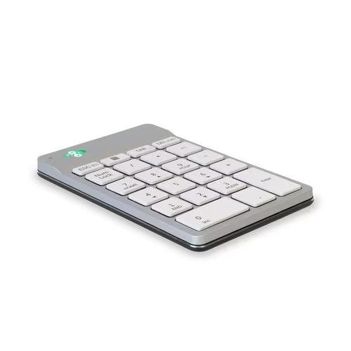 R-GO TECLADO NUMÉRICO ERGONÓMICO BLUETOOTH BLANCO