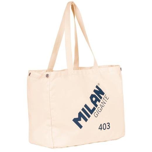 MILAN TOTE BAG GRANDE SINCE 1918 BEIGE