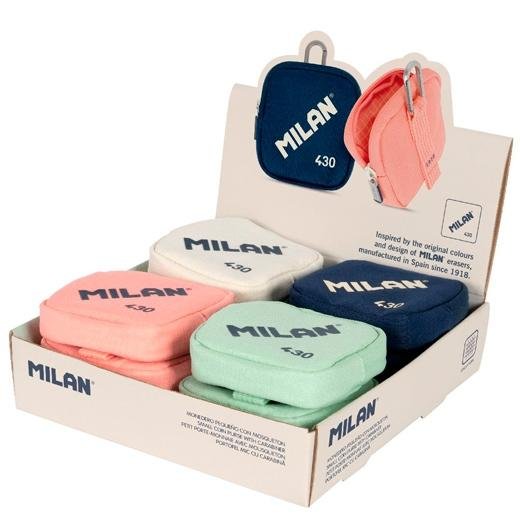 MILAN MONEDERO PEQUEÑO SINCE 1918 EXPOSITOR 12 UD C/SURTIDOS