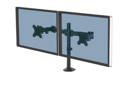 FELLOWES BRAZO PARA MONITOR DOBLE REFLEX SERIES TM NEGRO