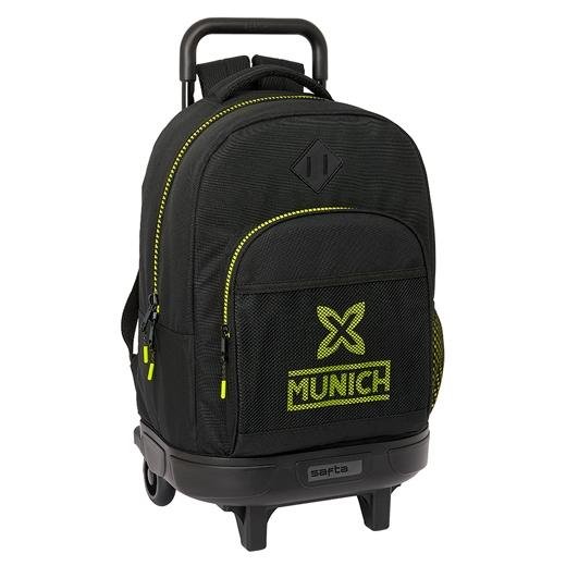 SAFTA MOCHILA GRANDE C/RUEDAS COMPACT EXTRAIBLE MUNICH "BEAT"