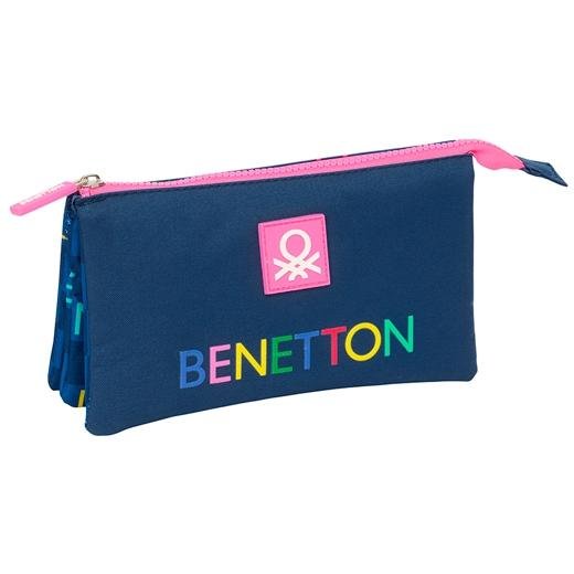 SAFTA PORTATODO TRIPLE 0,6L BENETTON "DAMERO"