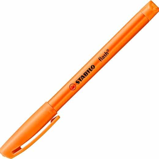 STABILO MARCADOR FLUORESCENTE FLASH NARANJA CAJA 10 UD