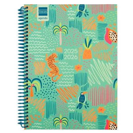 FINOCAM AGENDA DIVA PARA ESTUDIANTES ESPIRAL 4º SVH SELVA 2025-2026