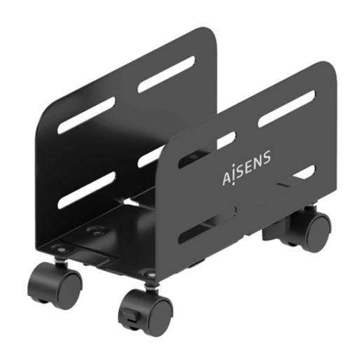 AISENS SOPORTE METALICO AJUSTABLE DE SUELO PARA CPU NEGRO