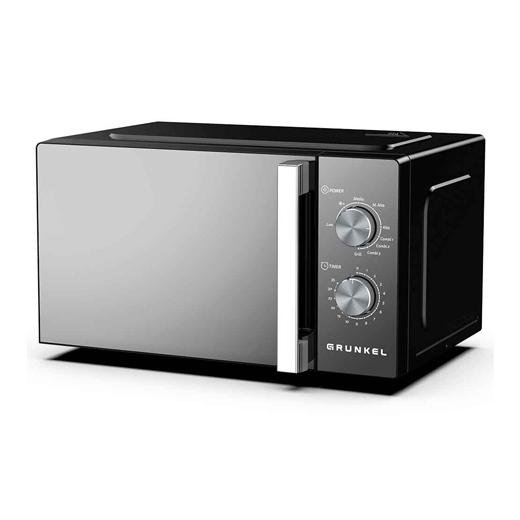 GRUNKEL MICROONDAS CON GRILL 800W 20L NEGRO