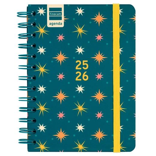 FINOCAM AGENDA COSMO PARA ESTUDIANTES ESPIRAL DOBLE 8º SVH STARS 2025-2026