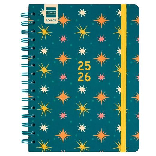 FINOCAM AGENDA COSMO PARA ESTUDIANTES ESPIRAL DOBLE 4º SVH STARS 2025-2026