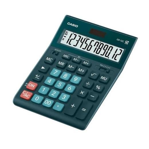 CASIO CALCULADORA DE OFICINA SOBREMESA 12 DÍGITOS VERDE OSCURO