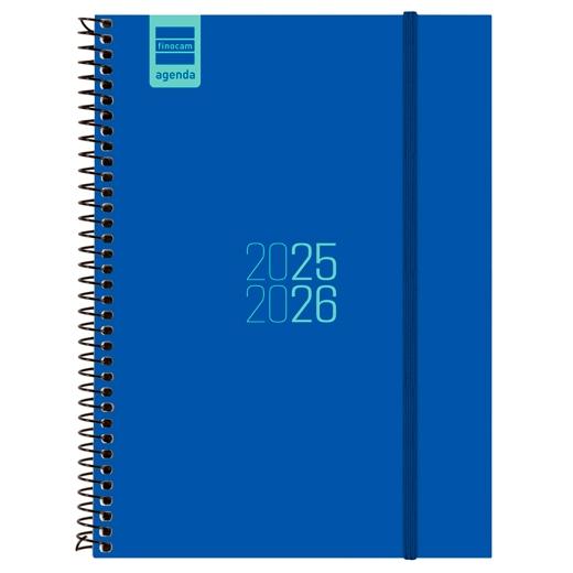 FINOCAM AGENDA PARA ESTUDIANTES ESPIRAL E10 - 155X212MM SVH AZUL 2025-2026
