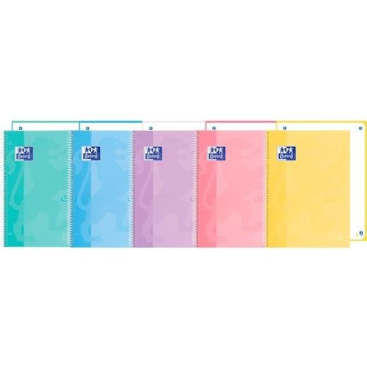 OXFORD CUADERNO EUROPEANBOOK 1 SCHOOL TOUCH 80H A4+ DOTS T/EXTRADURA C/SURTIDOS PASTEL