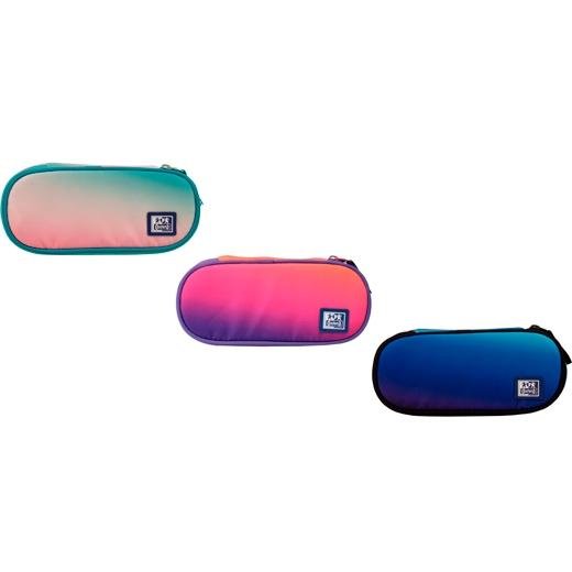 OXFORD ESTUCHE KANGOO GRADIENT COFRE POLIÉSTER RECICLADO C/SURTIDOS PACK 3 UD