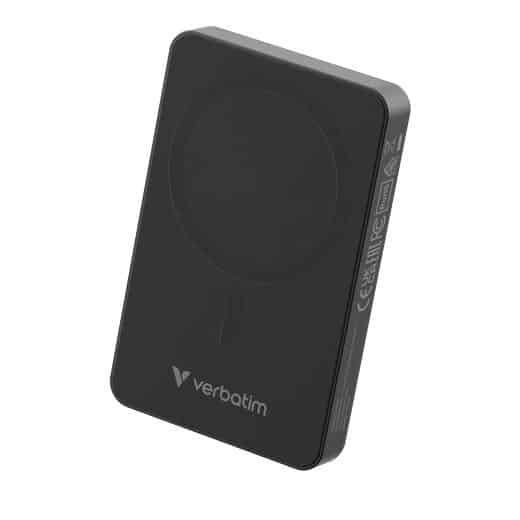 VERBATIM CARGADOR INALAMBRICO POWER BANK 10K MAH 1XUSB-C NEGRO