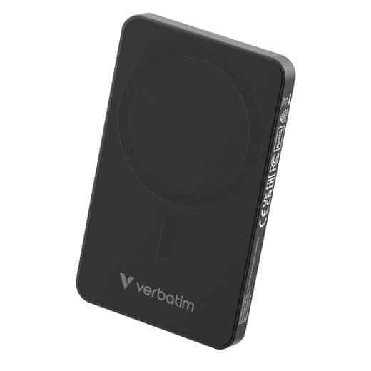 VERBATIM CARGADOR INALAMBRICO POWER BANK 5K MAH 1XUSB-C NEGRO