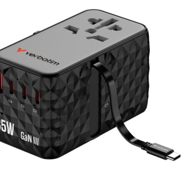 VERBATIM CARGADOR INALÁMBRICO GAN DE TELEFONO MAGNETICO DIAMON 85W