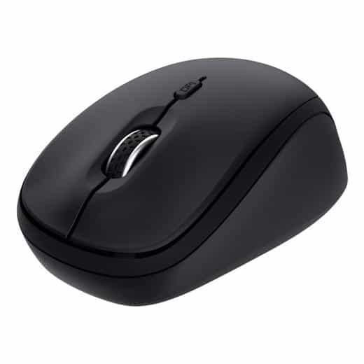 TRUST RATÓN OPTICO INALAMBRICO Y BLUETOOTH YVI+ 1600 DPI NEGRO 3 DISPOSITIVOS