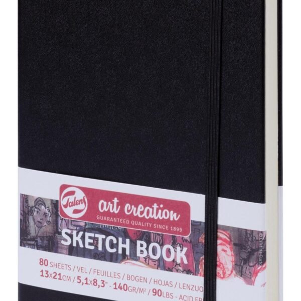 TALENS ARTS CREATION CUADERNO BOCETOS 13X21CM 80H 140GR NEGRO