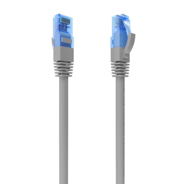 AISENS CABLE RED LATIGUILLO RJ45 CAT.6 UTP AWG26, GRIS, 20 M