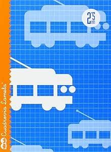 LAMELA LIBRETA GRAPADA 30H 4º 70GR CUADROVÍA 2,5 C/MARGEN CUBIERTA BÁSICA