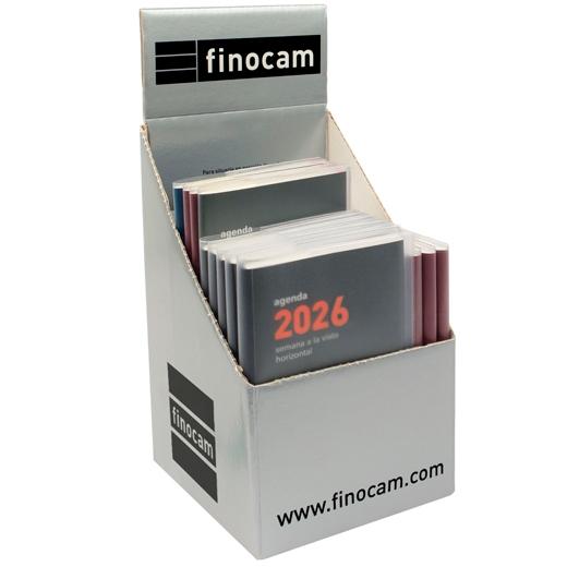 FINOCAM AGENDA PLANA MIN/COC CAJA EXPOSITOR 12 UD 2026