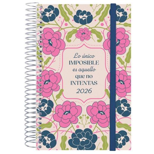 FINOCAM AGENDA ESPIRAL DESIGN COLLECTION E5-117X181MM 1DP TAPA PP IMPOSIBLE 2026