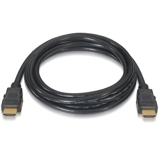 AISENS CABLE HDMI V2.0 PREMIUM ALTA VELOCIDAD/ HEC 4K@60HZ 18GBPS CON REPETIDOR, A/M-A/M, NEGRO,20 M